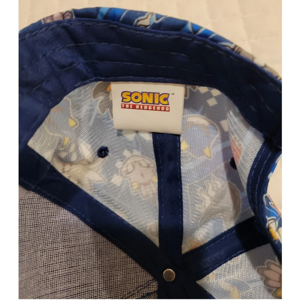 Sega Sonic the Hedgehog Baseball Hat Tails Knuckles Amy Rose Shadow Blaze Silver